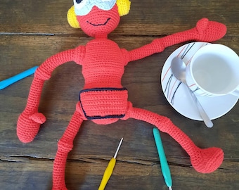 Nono, der kleine gehäkelte Plüschroboter – Amigurumi Ulysse 31