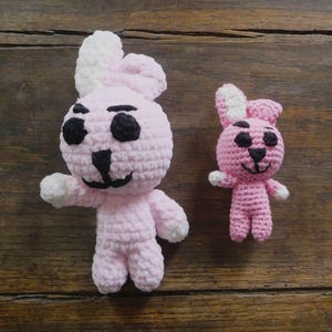 Cooky BT21 virkad plysch – Inspirerad av Jungkook från BTS