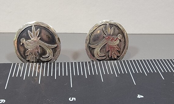 bird cufflinks handmade quetzalcoatl - image 6