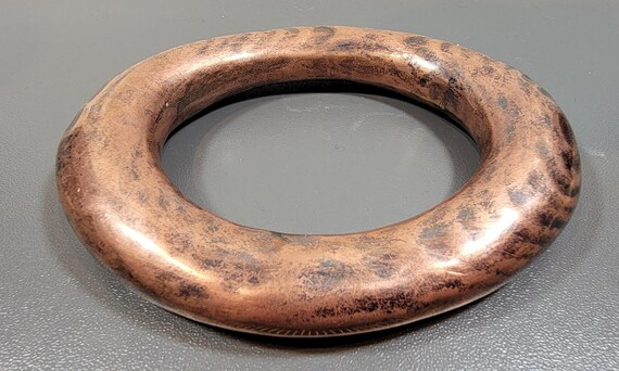 copper bangle bracelet handmade small wrist