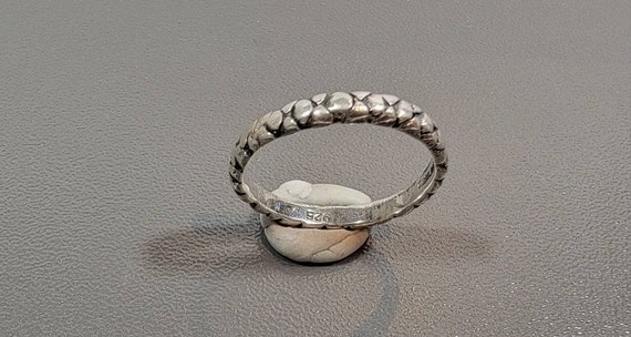 sterling silver ring slim band stacking style usa 6.5