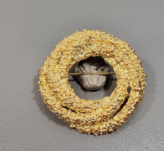 gold plated brooch modern style napier jewelry