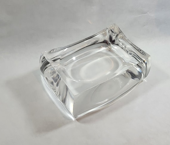 lucite ring dish trinket dish modern hefty lucite object