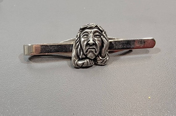 gargoyle tie bar or tie slide medieval man slide pin