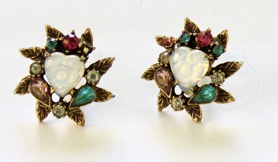 hollycraft florenza or goldette earrings Romantic… - image 3