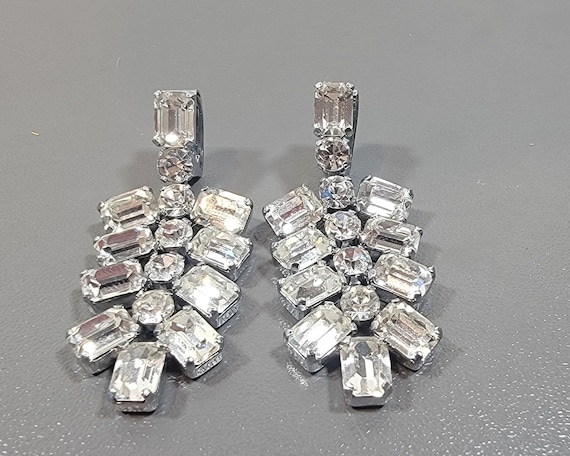 rhinestone earrings top quality schoeffel austria