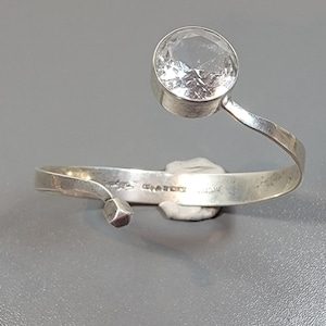Rock crystal bracelet gert thysell bracelet sterling and rock crystal