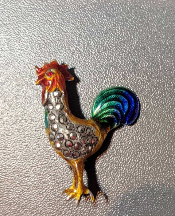 Rooster brooch shop