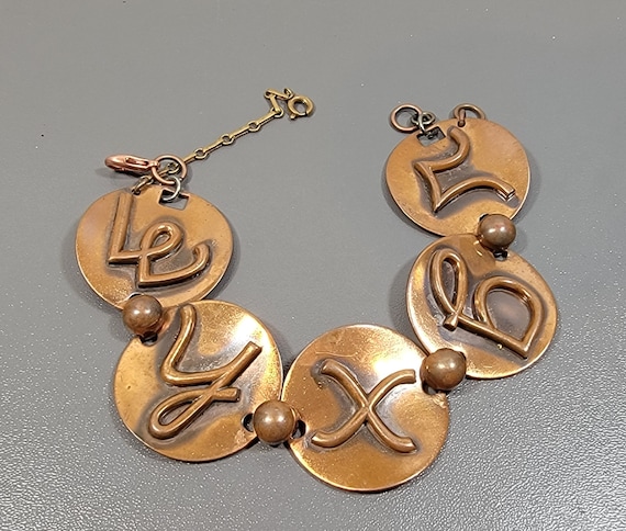 copper link bracelet chenet style design