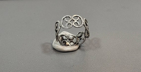 stacking ring sterling silver filigree arabesque usa 5.5