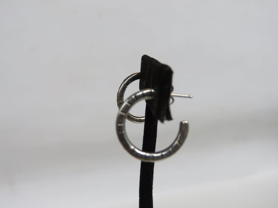 Hoop earrings sterling silver simple everyday Jodi Rae