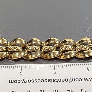 trifari bracelet golden link Bracelet Vintage Trifari Jewelry