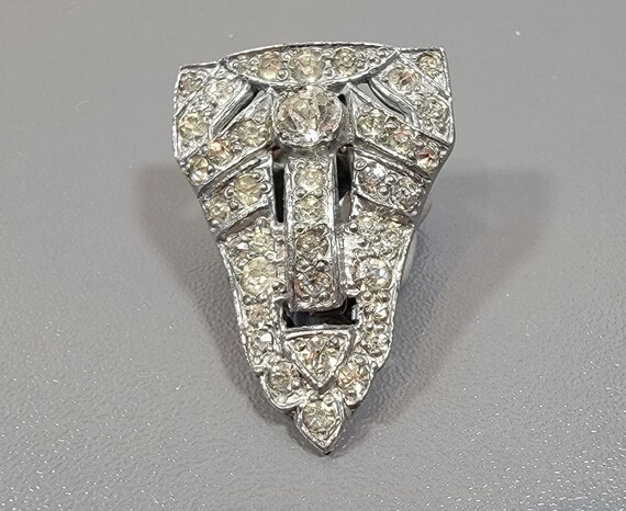 dress clip top of the line quality and design rhinestone pave