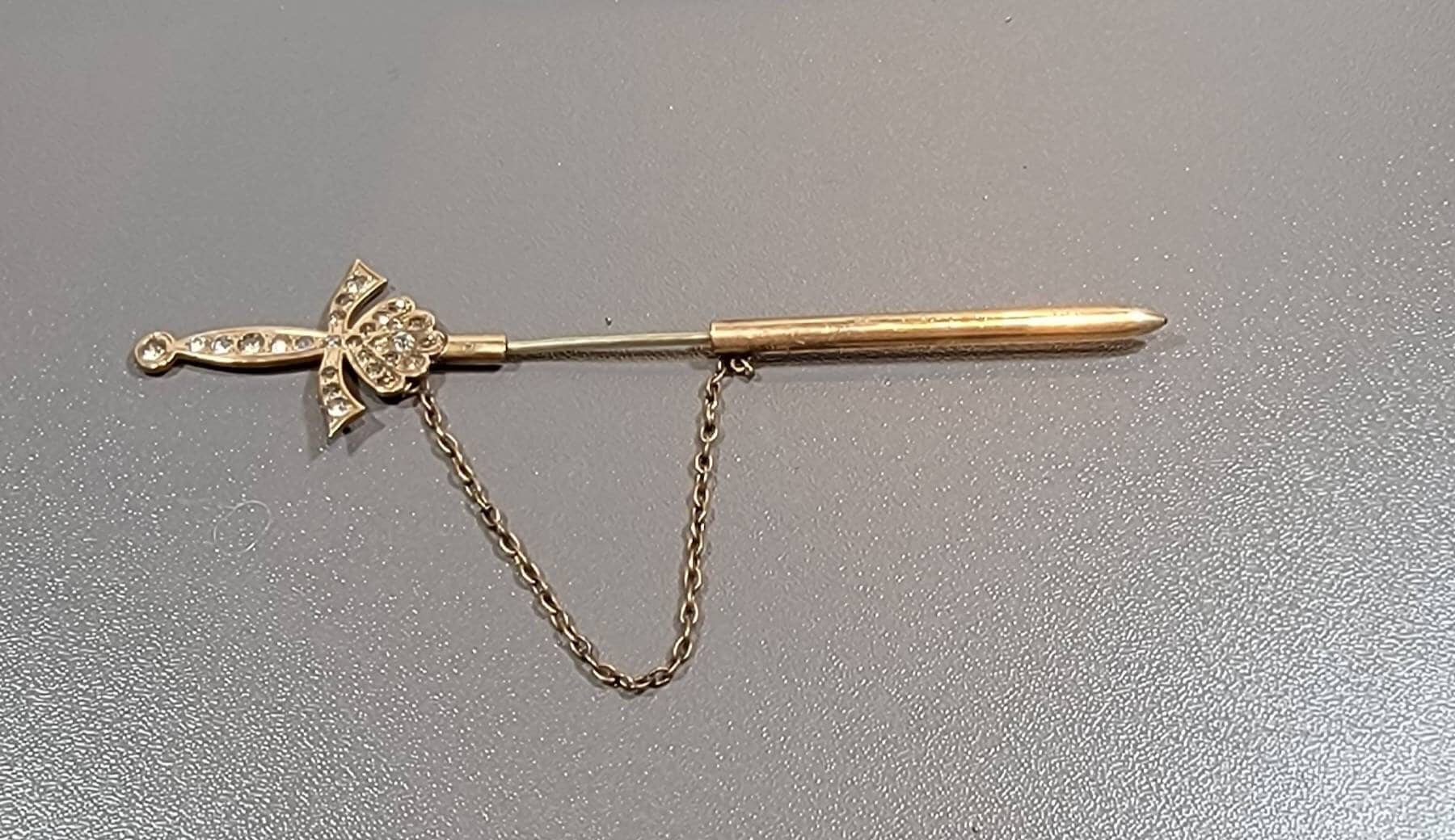 Sword sale brooch pin