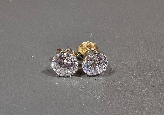 stud crystal earrings studs gold tone base metal