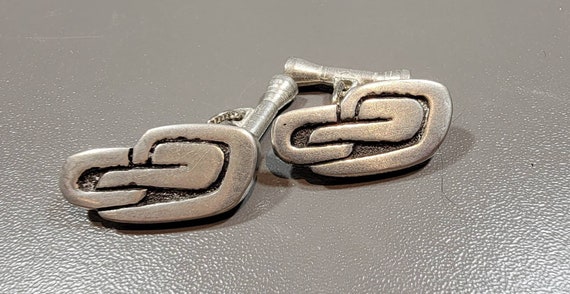 celtic cufflinks pewter celtic knot symbol st justins england