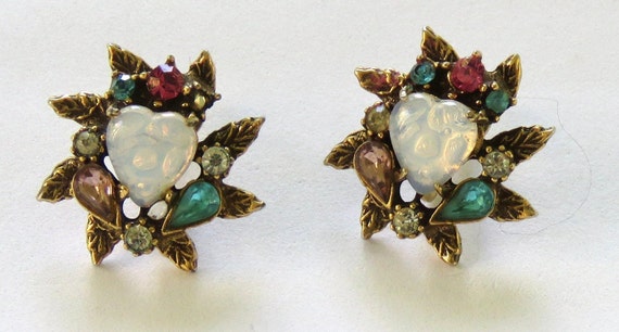 hollycraft florenza or goldette earrings Romantic… - image 2