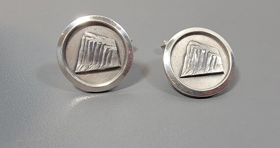 Prudential insurance company cufflinks Sterling silver vintage