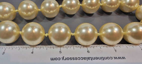 jumbo pearl Necklace big bold adjustable choker a… - image 8