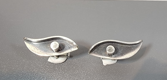 Nita Lustig cufflinks Chicago studio jewelry sterling silver