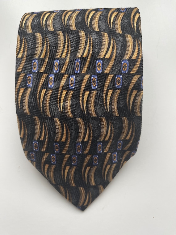 Pucci tie Silk Necktie Abstract tie Italian Style