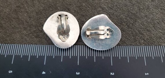 shell shape earrings minimal silver earrings styl… - image 5