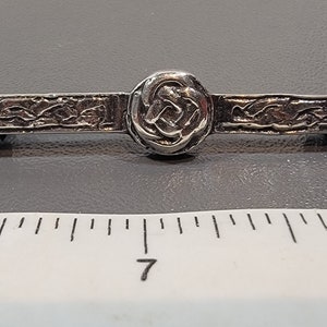 Celtic Brooch endless knot Sterling silver