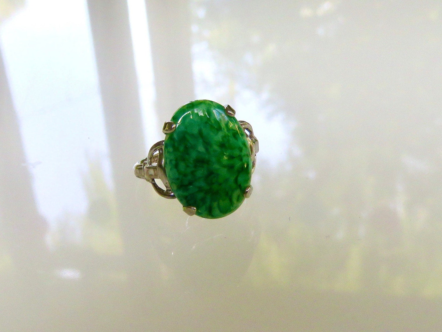 Fake jade ring deals