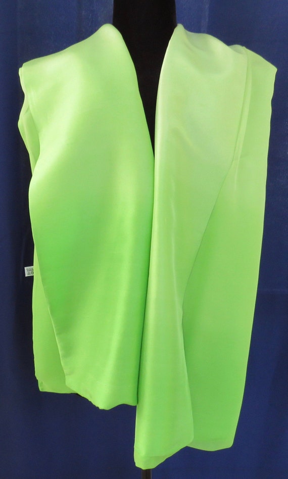 Green silk scarf spring green colors Shawl Wrap Ombre green