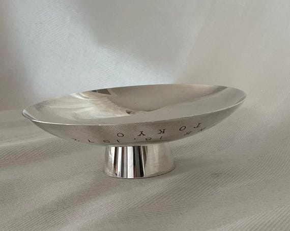 Japanese Silver Footed Bowl High Quality Silver trophy 1972