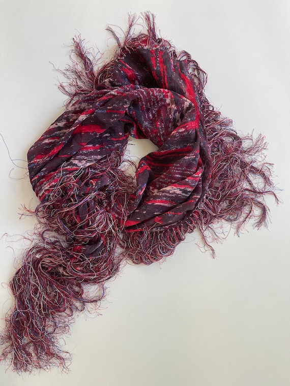 Isabel Marant scarf pour H&M Fringed Silk Scarf Large Square