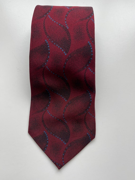 Fendi tie Silk Necktie Abstract tie Made in Italy MCM inspired