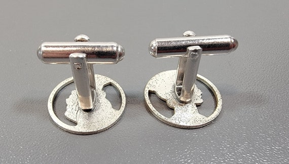 mercury dime cufflinks vintage silver cufflinks - image 3