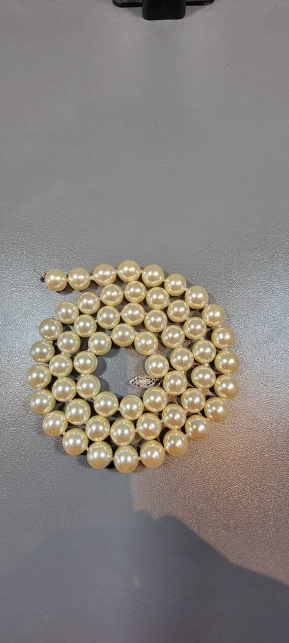pearl necklace costume jewelry nice quality necklace vintage