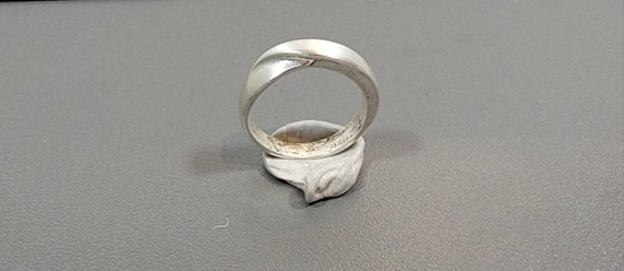 sterling silver band ring usa size 6 5 - image 2