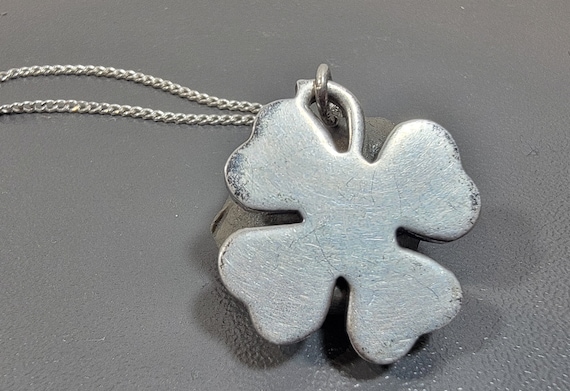clover necklace sterling silver four leaf clover pendant