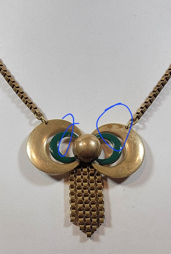 machine age necklace jakob bengel style jewelry b… - image 3