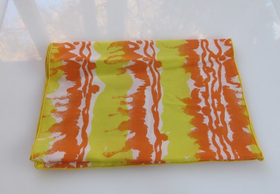 yellow and orange silk scarf Vera silk scarf oblo… - image 5