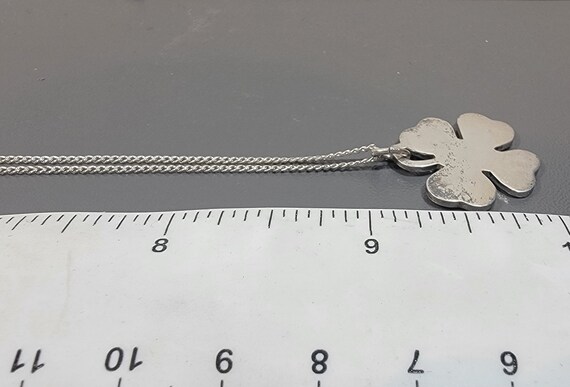 clover necklace sterling silver four leaf clover pendant View 2