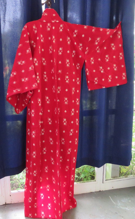 kimono long Japanese casual robe vintage handmade 