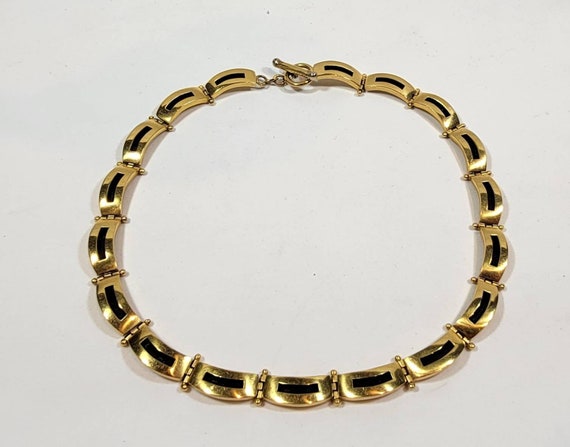 Steve Vaubel Necklace choker gold plated slim links