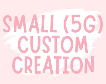 Création personnalisée (5 g) de paillettes pour cheveux