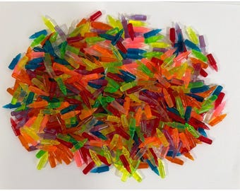 Large Lot Original Vintage Lite Brite Pegs Bulbs Asst Colors 1980s 7/8"