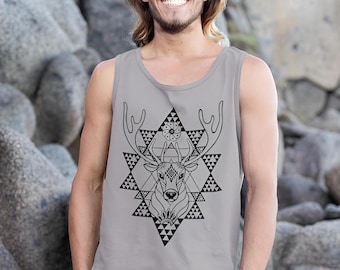 Canotta Huichol: Kauyumari Deer, Visionary Art Festival Wear