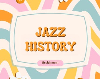 Jazz Dance History Assignment