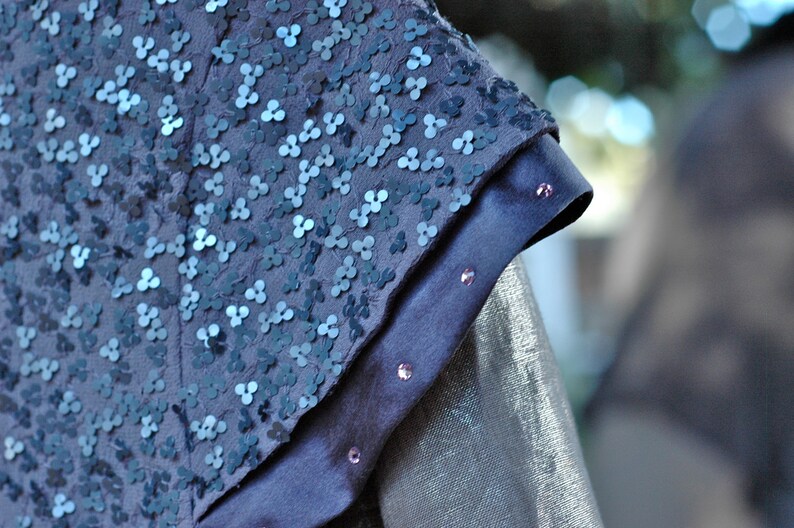 SNAKESKIN SEQUIN BOLERO main image 1