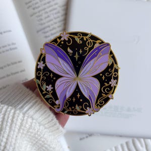 Purple Fairy Wings E-Reader Grip | Kindle Grip | E-Reader Accessories
