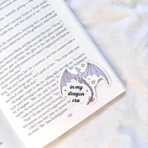 Dragon Vinyl Sticker | In My Dragon Era | Kindle Sticker | Fantasy Sticker | Fantasy Reader