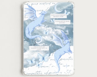 Cloud Dragon Kindle-Einleger (PNG-Datei zum Download) | Druckbarer Kindle-Einleger