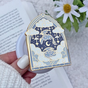 Gold Cloud Dragon E-Reader Grip | Kindle Grip | E-Reader Accessories | Fantasy Reader | Bookish Gift